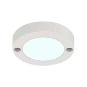 Panasonic 3W LED Mini Modular Surface Downlighter, 3W Round LED Cabinet Light, 2kV Surge Protection, Life 20000 BH, Mini Cabinet Light, Cool White 6500K (PDLM28037R1)